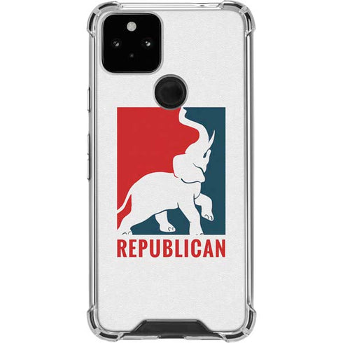 Republican Google Pixel 5 Clear Case